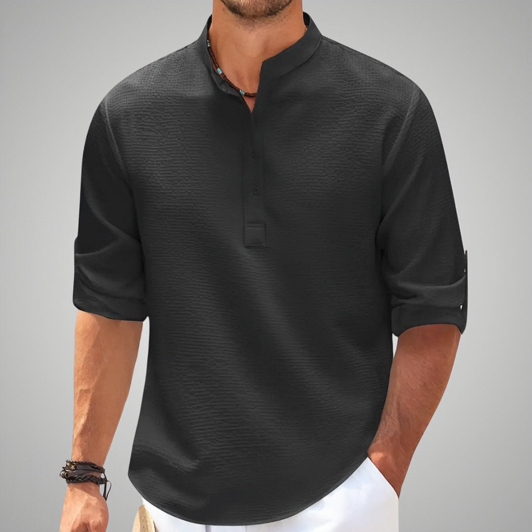 Elegant Summer Shirt | Men's Summer Button Up Shirt 3