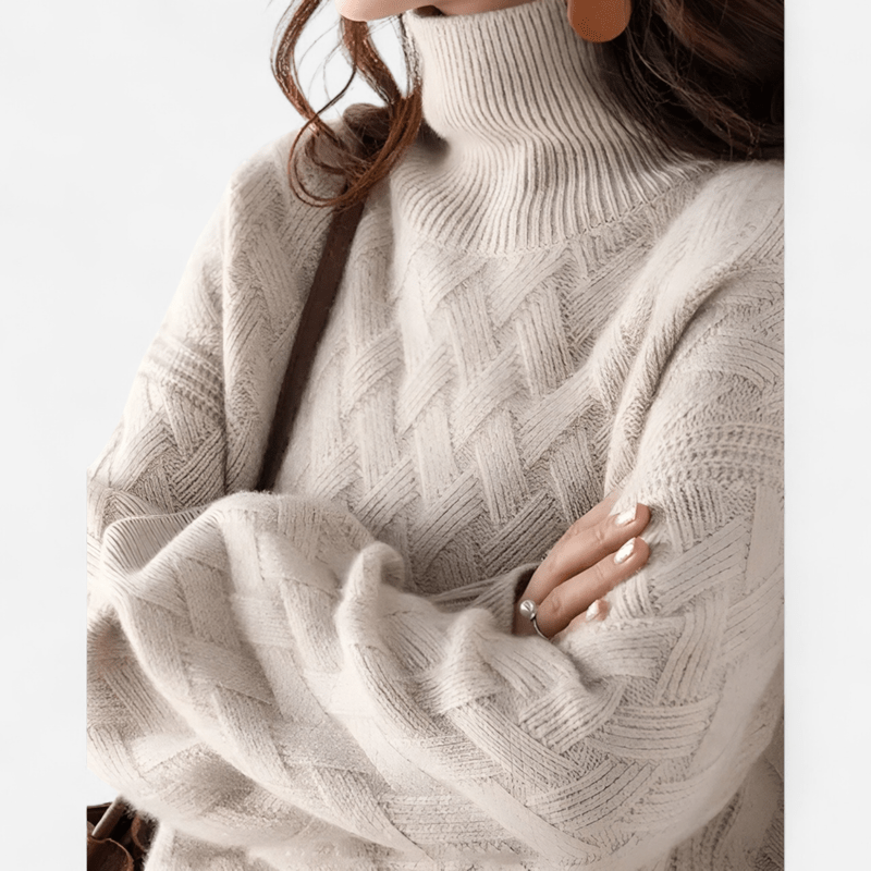 Colette Cashmere Sweater | Women's Turtleneck Sweater 5