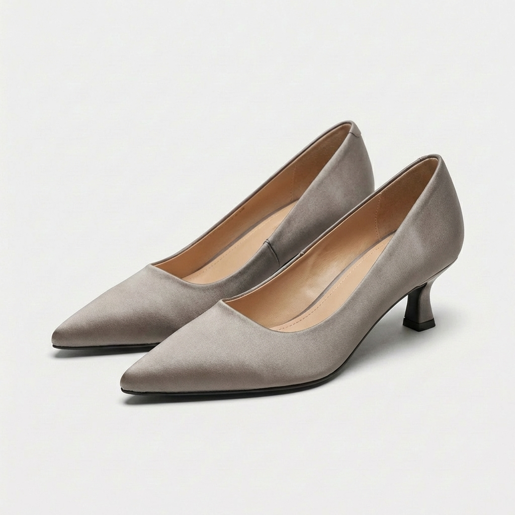 Covadonga | Women's Elegant Pointed Toe Pumps with Low Heel