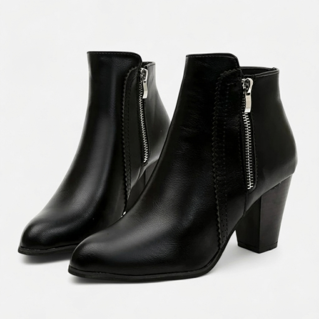 Kayla | Women's Wide Heel Ankle Boots