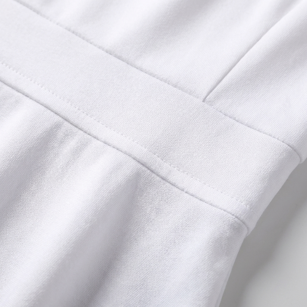 Lucia | Women's White Midi Dress with Deep V-Neck and 3/4 Sleeves | Elegant