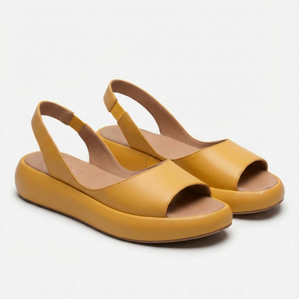 Sofia | Women's Wedge Sandals with Open Toe and Back Strap | Comfortable