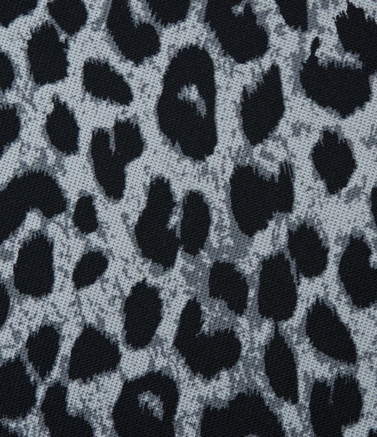 Chic High Waisted Leopard Print Waffle Baggy Pants with Pockets for Women 7