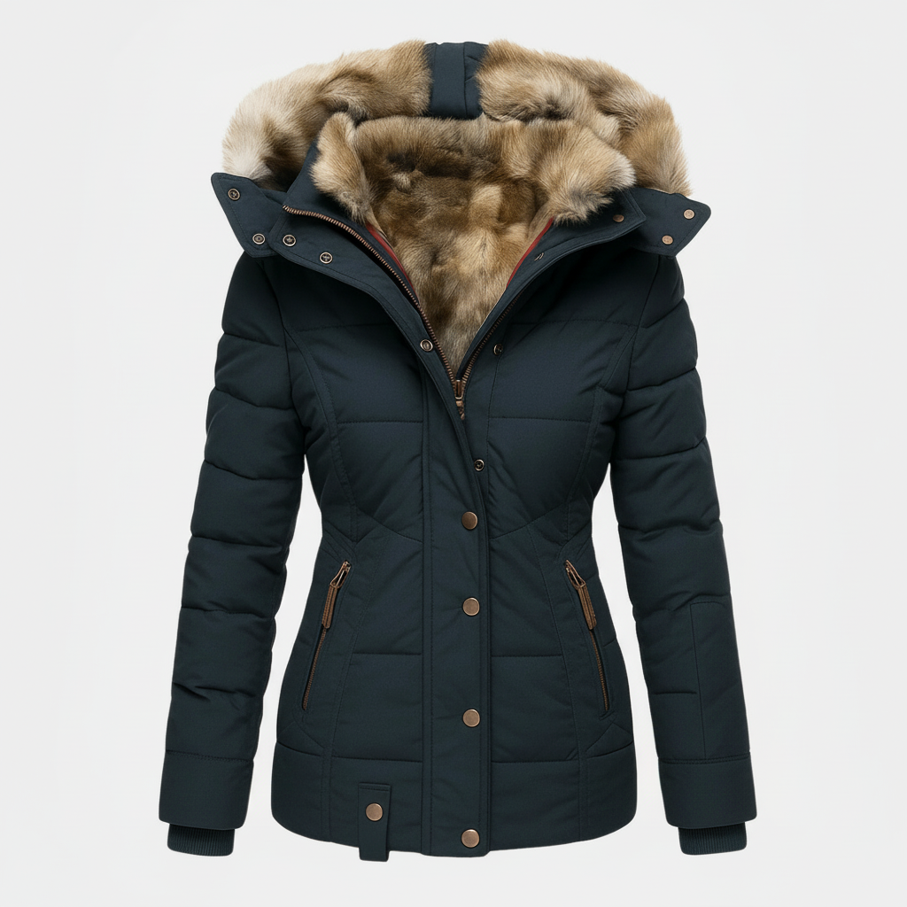 Women's Faux Fur Winter Coat | Elegant Winter Coats Women