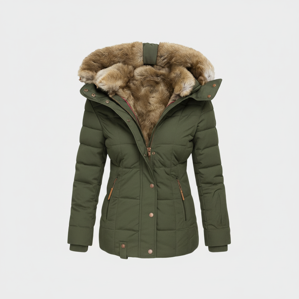 Women's Faux Fur Winter Coat | Elegant Winter Coats Women