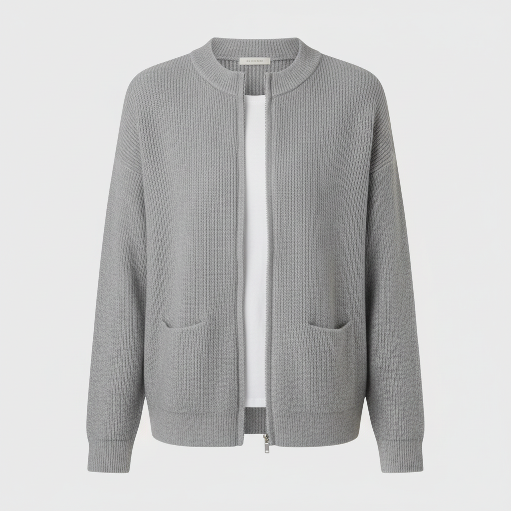 Black Long Cardigan | Stylish Knit Layering Piece for Women