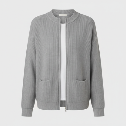 Black Long Cardigan | Stylish Knit Layering Piece for Women