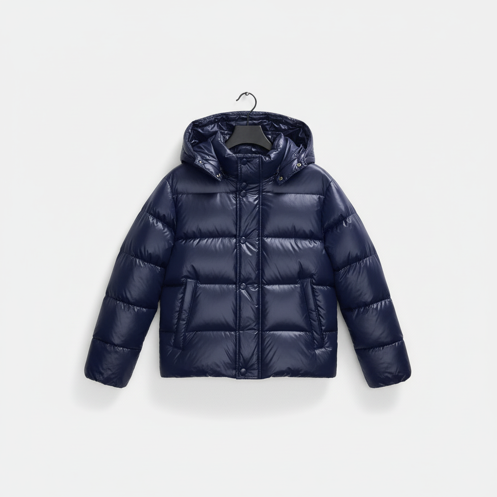 Black Puffer Jacket | Women's Slim Fit Winter Coat