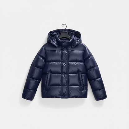 Black Puffer Jacket | Women's Slim Fit Winter Coat