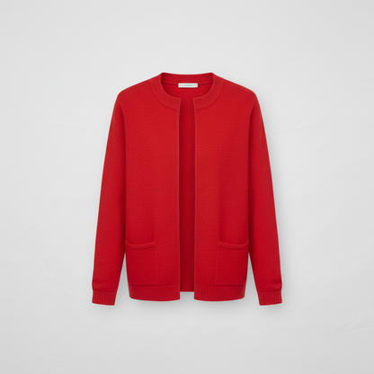 Black Long Cardigan | Stylish Knit Layering Piece for Women