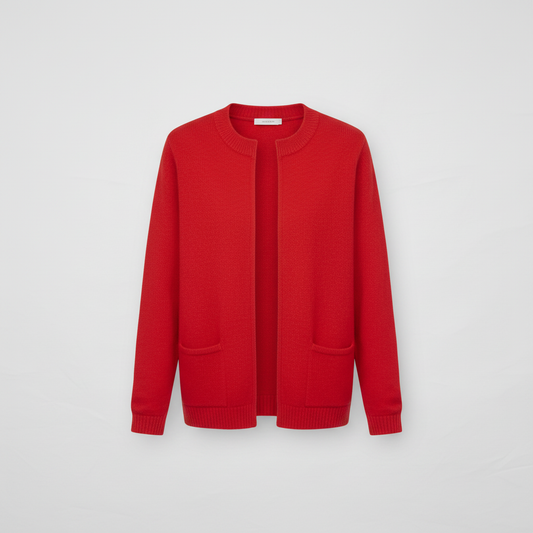 Black Long Cardigan | Stylish Knit Layering Piece for Women