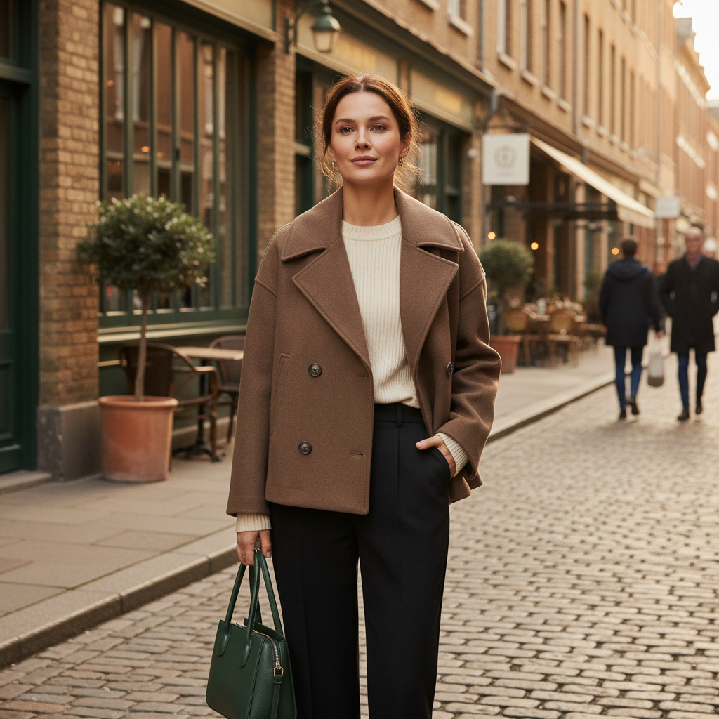 Double Breasted Women's Coat | Stylish Winter Outerwear