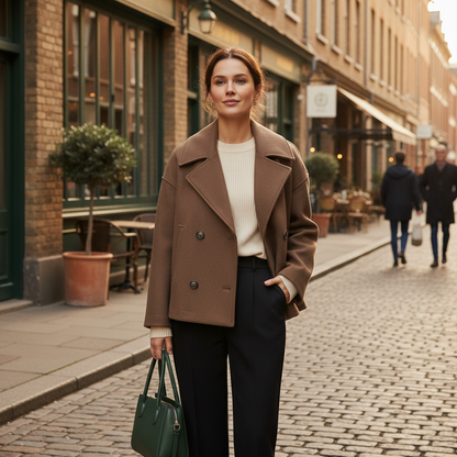 Double Breasted Women's Coat | Stylish Winter Outerwear