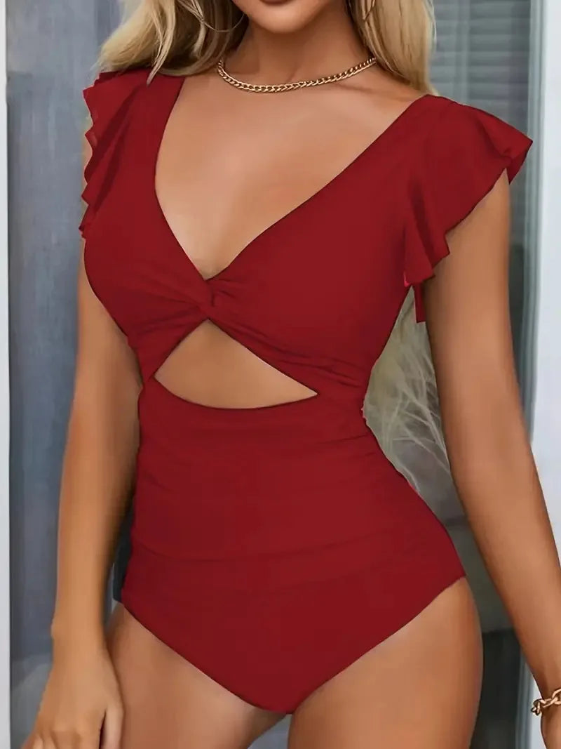 Aqualisse™ - One Piece Cutout Swimsuit