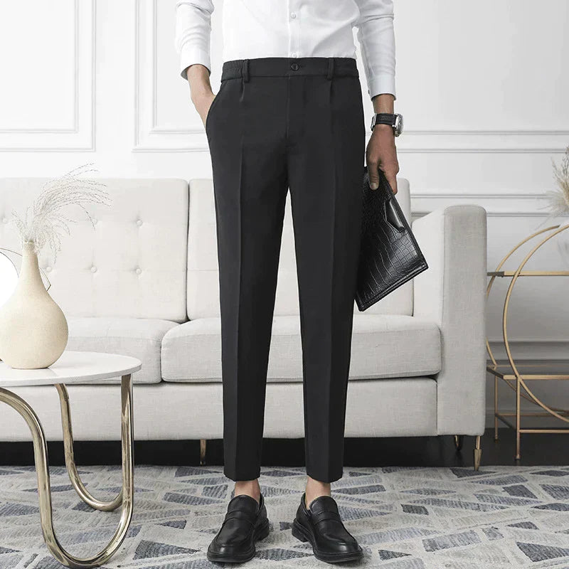Augusto Stretchable Comfort Pants | Modern Fit Trousers 3