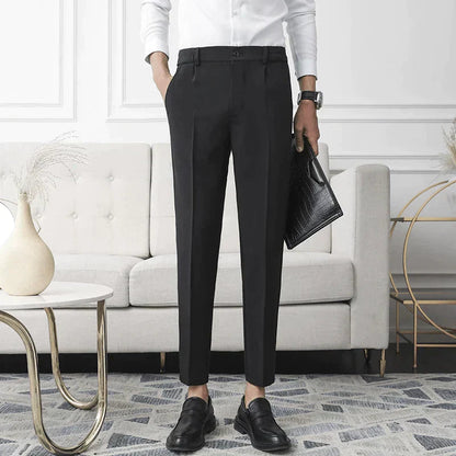 Augusto Stretchable Comfort Pants | Modern Fit Trousers 3
