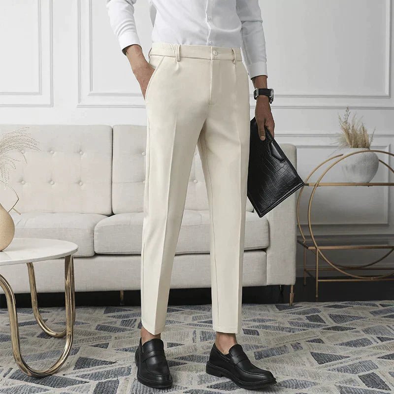Augusto Stretchable Comfort Pants | Modern Fit Trousers 5