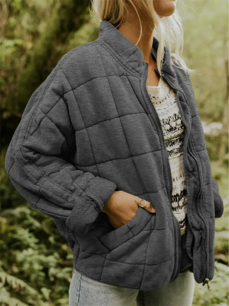 Black Quilted Jacket | Women's Winter Coats 0