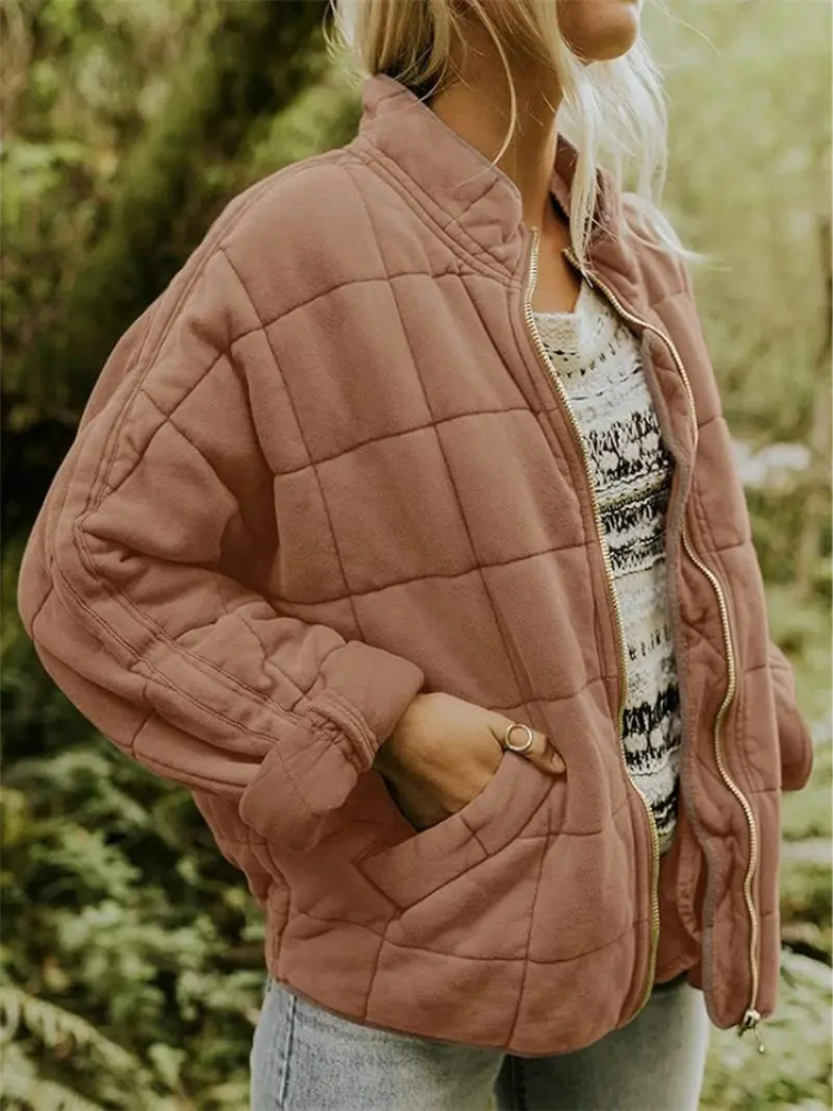 Black Quilted Jacket | Women's Winter Coats 3