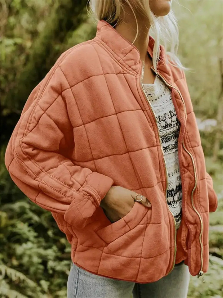 Black Quilted Jacket | Women's Winter Coats 8