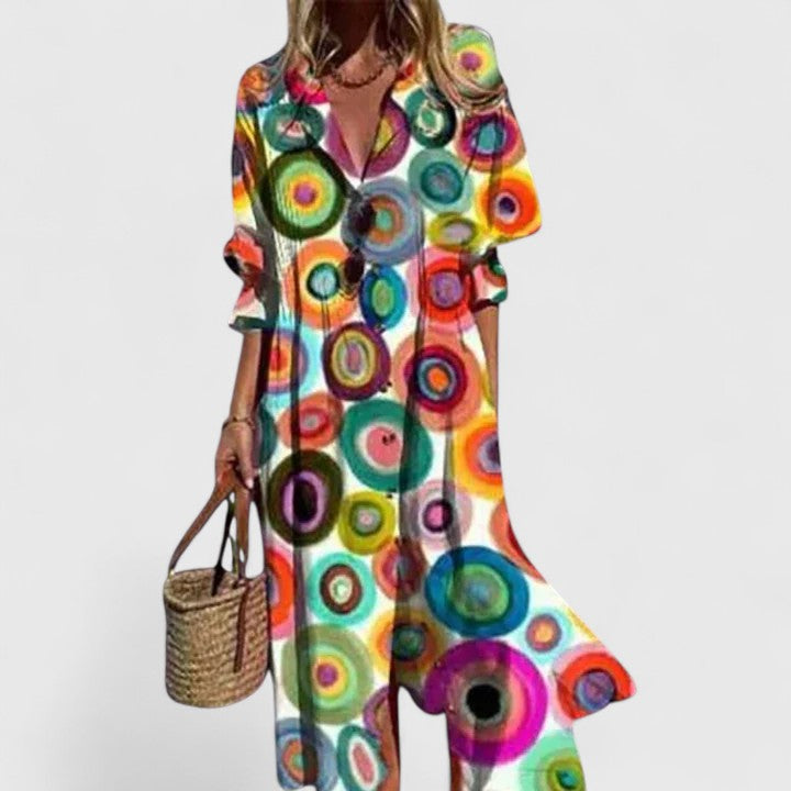 Boho Dress for Women – Colorful Summer Dress, Elegant & Festive | Boho Summer Dress for Every Occasion, Hippie Dress