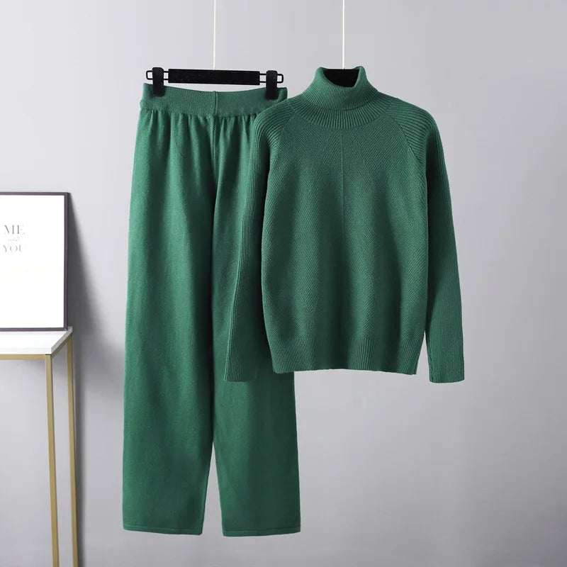 Cable Pattern Lounge Set | Women's Loungewear Set 1