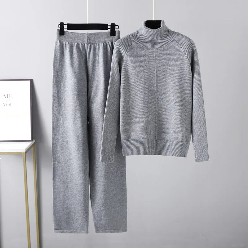 Cable Pattern Lounge Set | Women's Loungewear Set 3