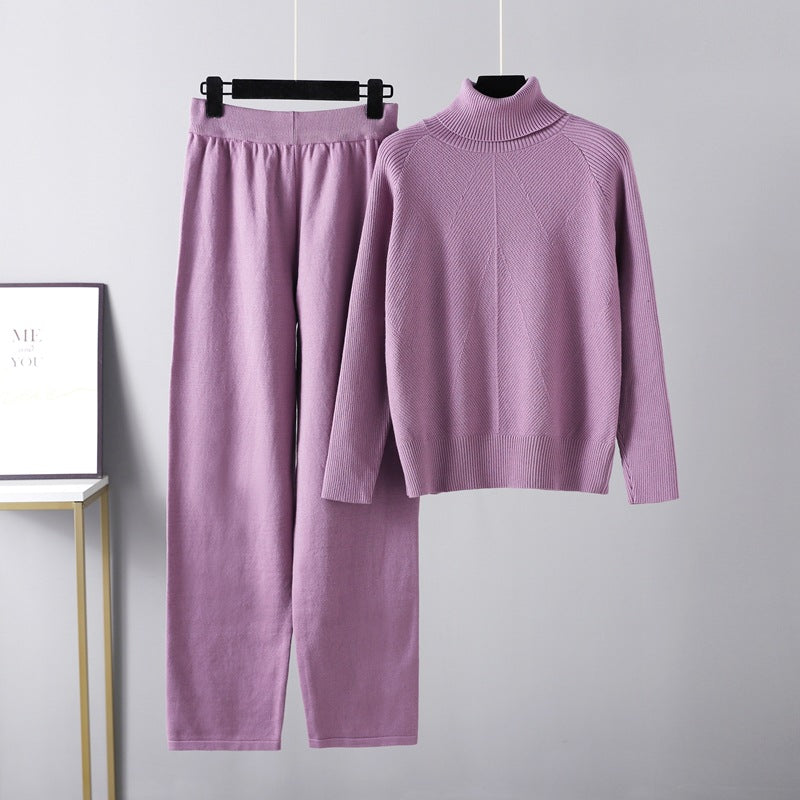 Cable Pattern Lounge Set | Women's Loungewear Set 4