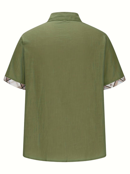 Caden Shirt | Men's Casual Summer T-Shirt with Graphic Check 7