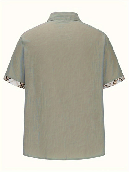 Caden Shirt | Men's Casual Summer T-Shirt with Graphic Check 9