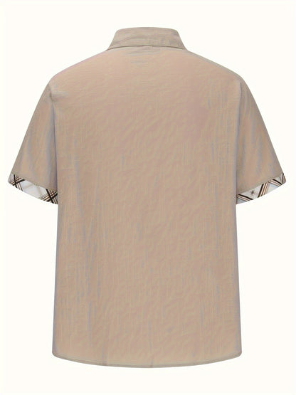 Caden Shirt | Men's Casual Summer T-Shirt with Graphic Check 10