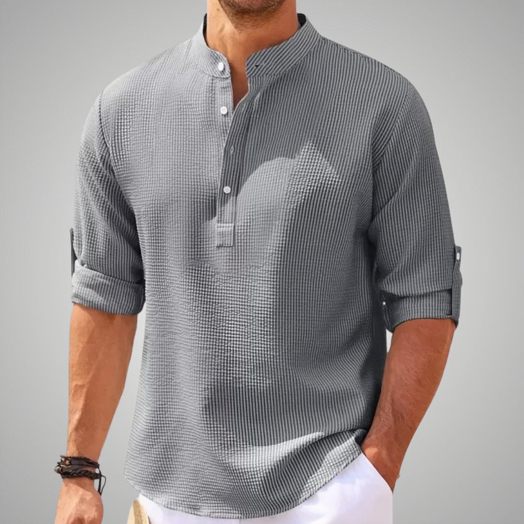 Elegant Summer Shirt | Men's Summer Button Up Shirt 1