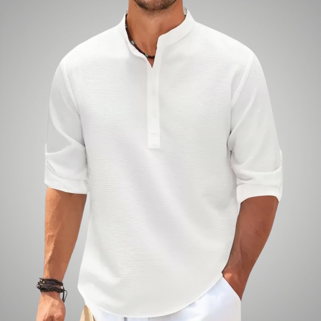 Elegant Summer Shirt | Men's Summer Button Up Shirt 2