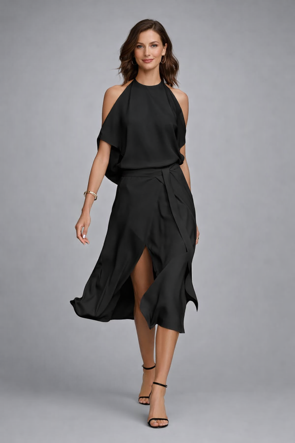 Carlotta | Off-the-shoulder summer midi dress