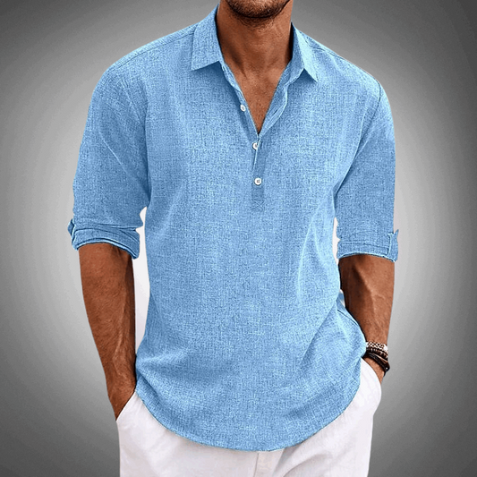 Luis Casual Shirt | Men's Linen Shirt for Effortless Style 1