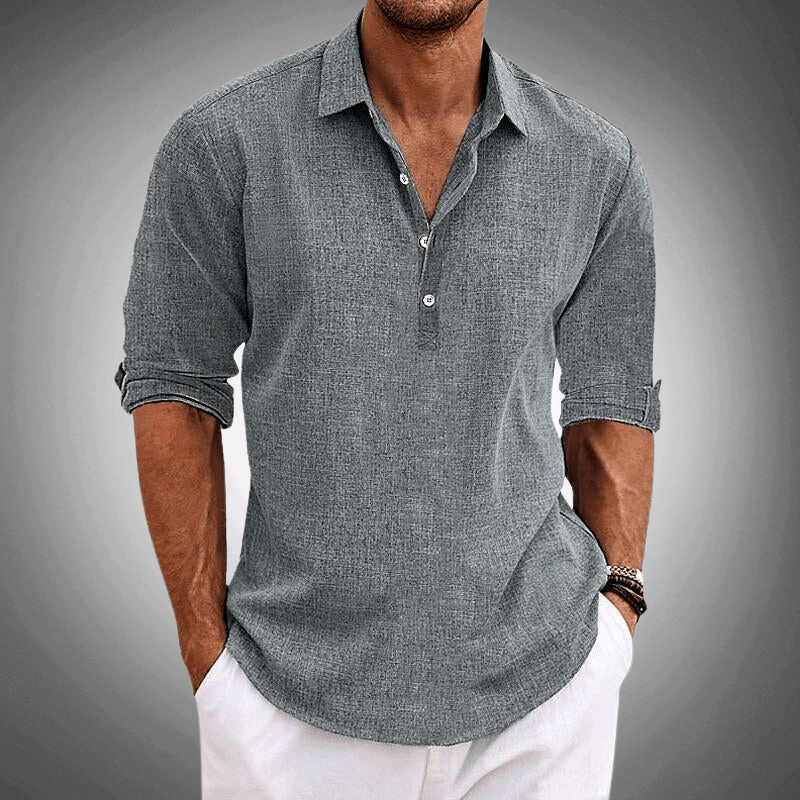 Luis Casual Shirt | Men's Linen Shirt for Effortless Style 3