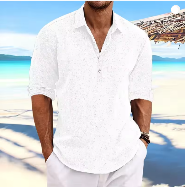 Luis Casual Shirt | Men's Linen Shirt for Effortless Style 5
