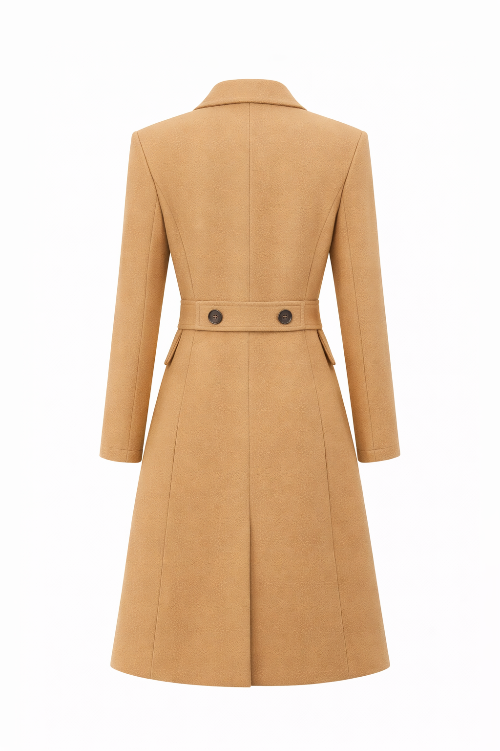Elegant Long Wool Coat for Women | Winter Outerwear