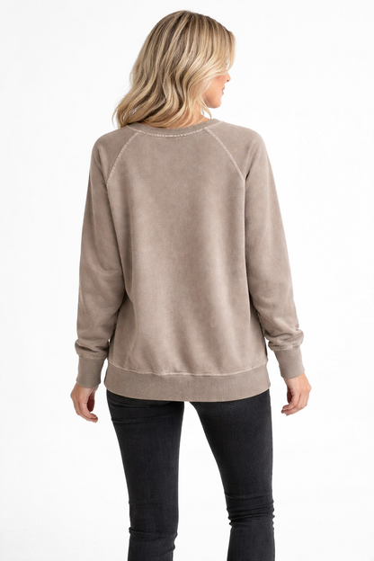 Cozy Pullover | Women's Oversized Sweater with Pocket
