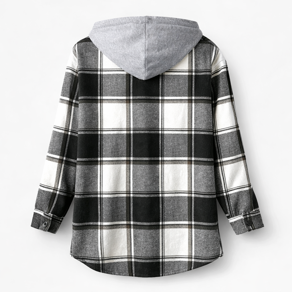 Nela Women's Rain Jacket with Hood | Stylish Hooded Jacket