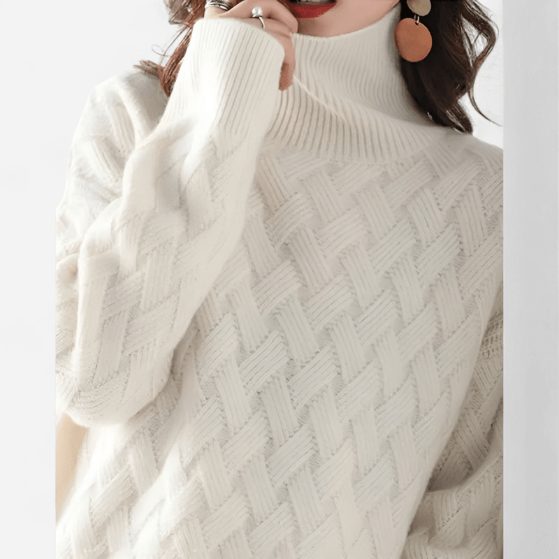 Colette Cashmere Sweater | Women's Turtleneck Sweater 0