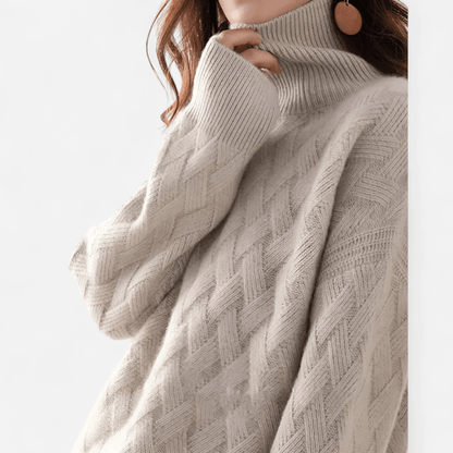 Colette Cashmere Sweater | Women's Turtleneck Sweater 3