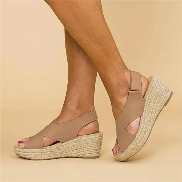 Elegant Black Espadrille Wedge Sandals for Women - Comfortable and Stylish Wedge Espadrilles 2