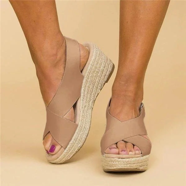 Elegant Black Espadrille Wedge Sandals for Women - Comfortable and Stylish Wedge Espadrilles 3