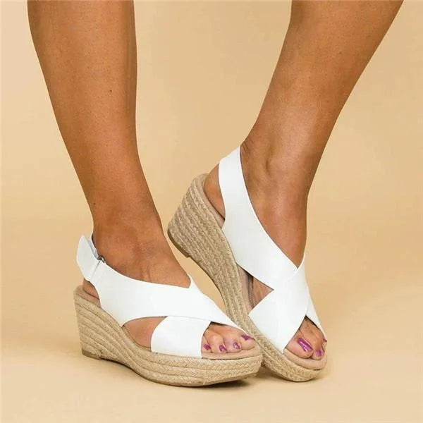 Elegant Black Espadrille Wedge Sandals for Women - Comfortable and Stylish Wedge Espadrilles 6