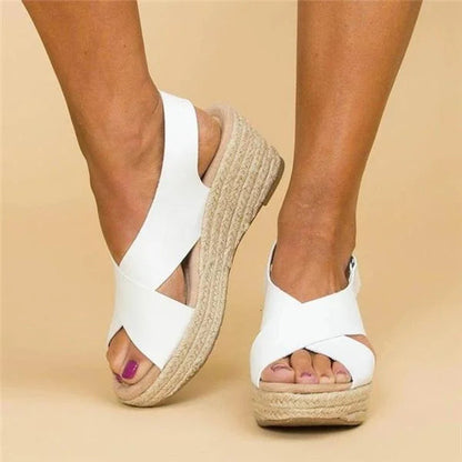 Elegant Black Espadrille Wedge Sandals for Women - Comfortable and Stylish Wedge Espadrilles 10