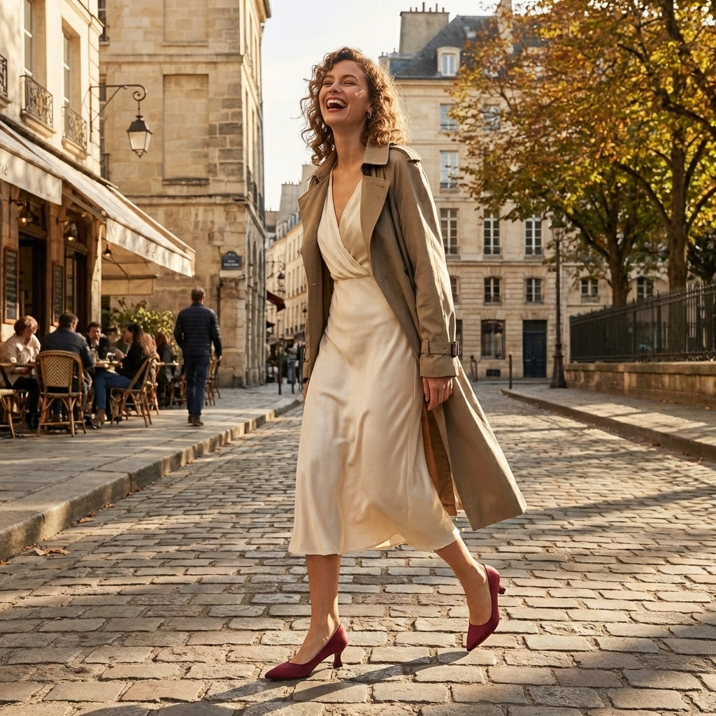 Covadonga | Women's Elegant Pointed Toe Pumps with Low Heel