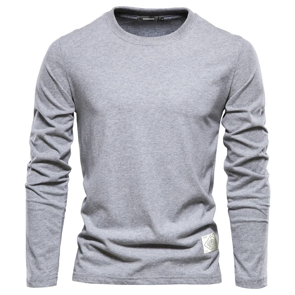 Long Sleeve O-Neck T-Shirt | Men's Long Sleeved T Shirt 1