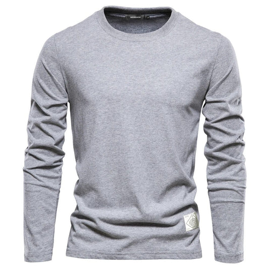 Long Sleeve O-Neck T-Shirt | Men's Long Sleeved T Shirt 1