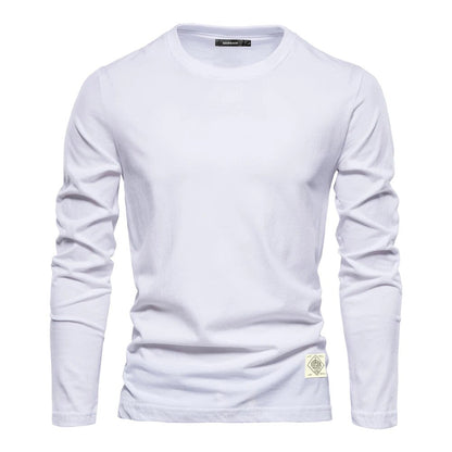 Long Sleeve O-Neck T-Shirt | Men's Long Sleeved T Shirt 2